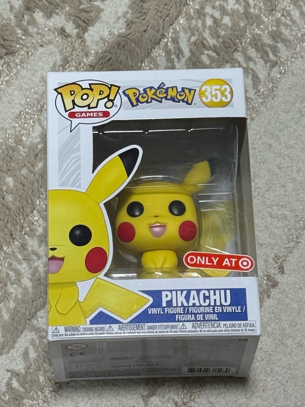 Funko Pikachu Vinyl Figure - Yellow with Red Cheeks